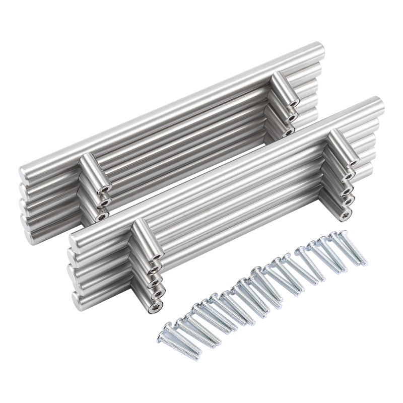 White T Bar Handle: Stainless Steel Durable Reliable - Easy To Install Drawer Pull for Modern Kitchen Cabinets, Furniture Drawers - Image 3