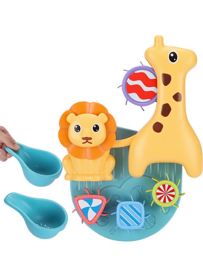 نيبمينينت مجموعة ألعاب الاستحمام جو أروند ووتر بتصميم زرافة وأسد - Image 1
