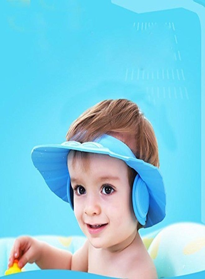 MEZON قبعة استحمام الأطفال من ميزون قابلة للتعديل على شكل سمكة - Image 1