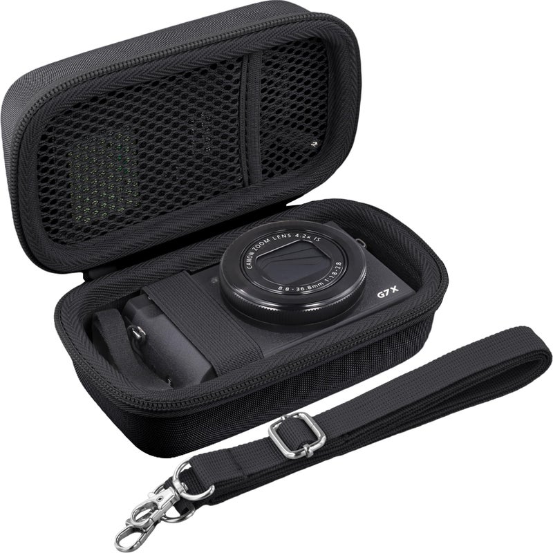 Baval Camera Case for Canon PowerShot SX740 HS/G7 X Mark III/G7 X Mark II/V1 Digital Camera,Black Case - Image 2