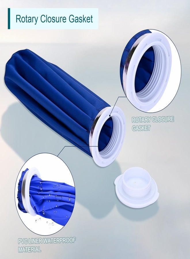 Luijnbn 2 PCS Upgrade Ice Pack Injuries Reusable,11in & 9in Ice Bags Hot Water for Injuries, Soothe Pain and Stay Cool, Old School Style and Traditional Ice Packs, Versatile and Easy to Carry - Image 5