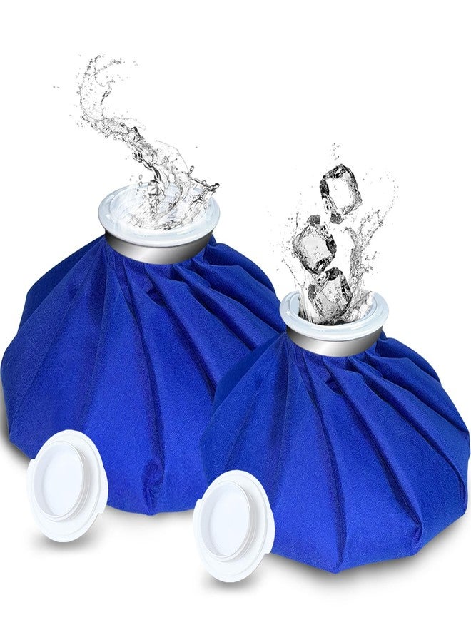 Luijnbn 2 PCS Upgrade Ice Pack Injuries Reusable,11in & 9in Ice Bags Hot Water for Injuries, Soothe Pain and Stay Cool, Old School Style and Traditional Ice Packs, Versatile and Easy to Carry - Image 1