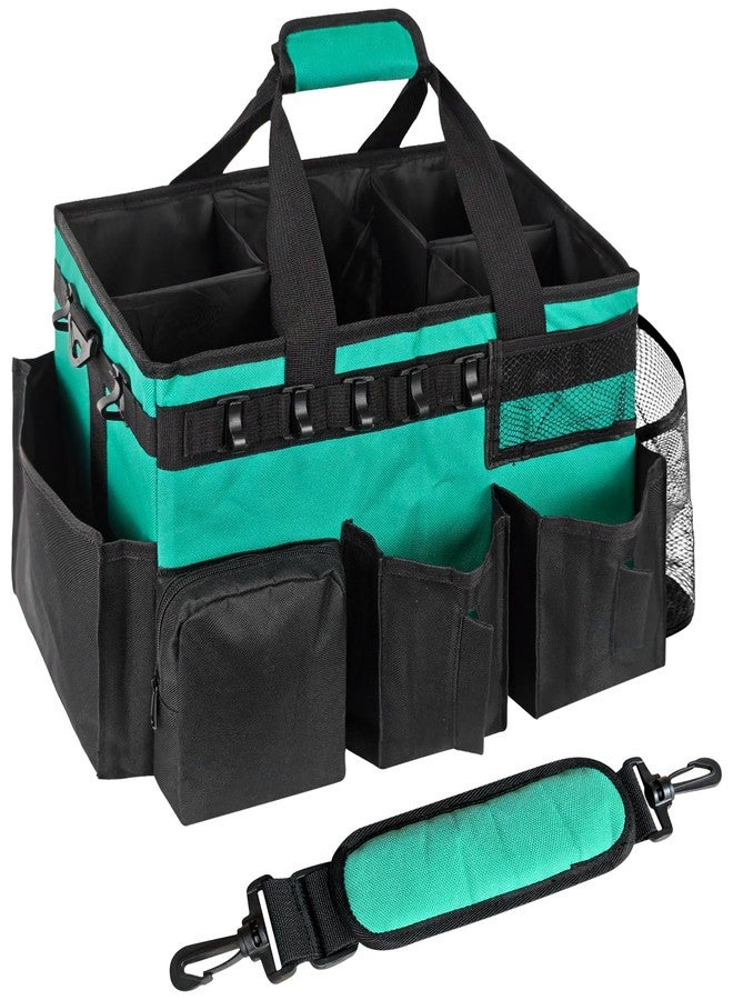 amzoya Wearable Cleaning Caddy Bag,WithDetachable Divider cleaning bags for housekeepers, With Adjustable Shoulder Strap for Cleaners & Housekeeper - Image 1