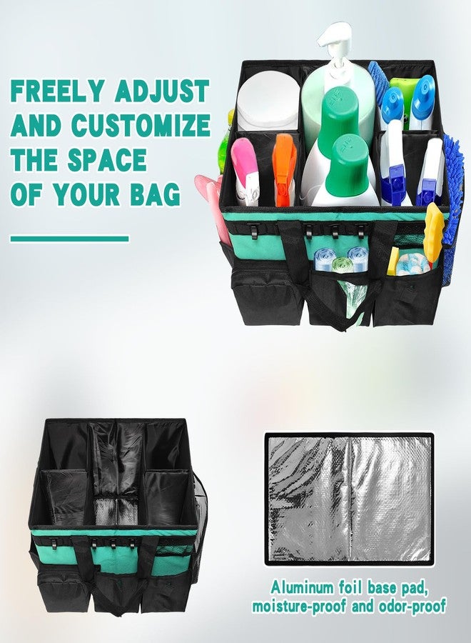 amzoya Wearable Cleaning Caddy Bag,WithDetachable Divider cleaning bags for housekeepers, With Adjustable Shoulder Strap for Cleaners & Housekeeper - Image 2