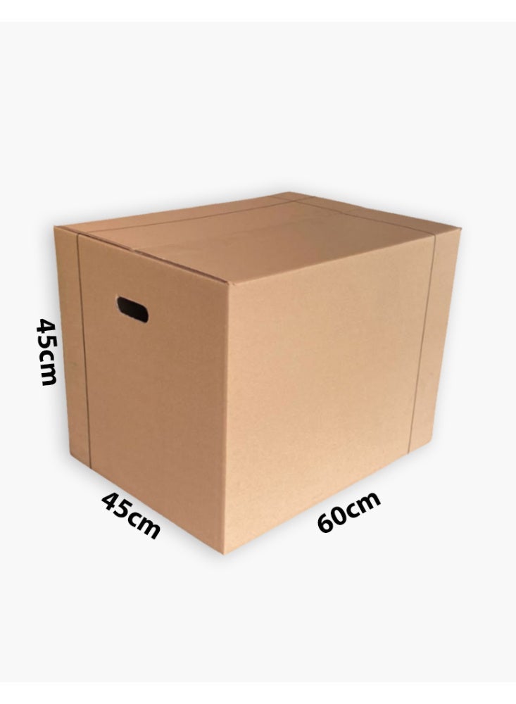 5 Pieces of Empty Cardboard Boxes 60x45x45cm - Image 2