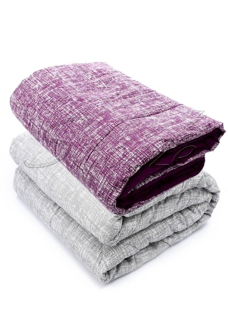 snooze Buy one get one double face summer quilt, 180*220cm, Maze design 2pcs  - Image 5
