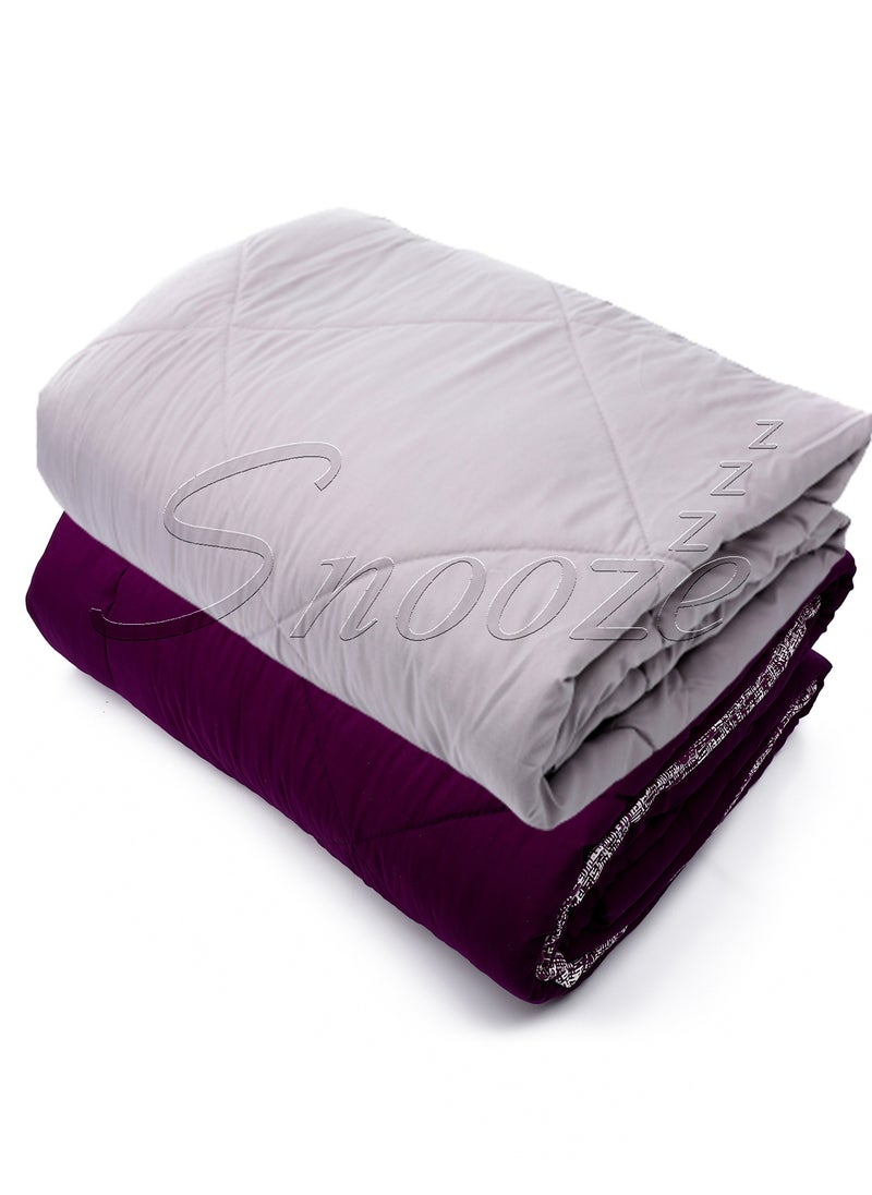 snooze - Buy one get one double face summer quilt, 180*220cm, Maze design 2pcs - Image 1