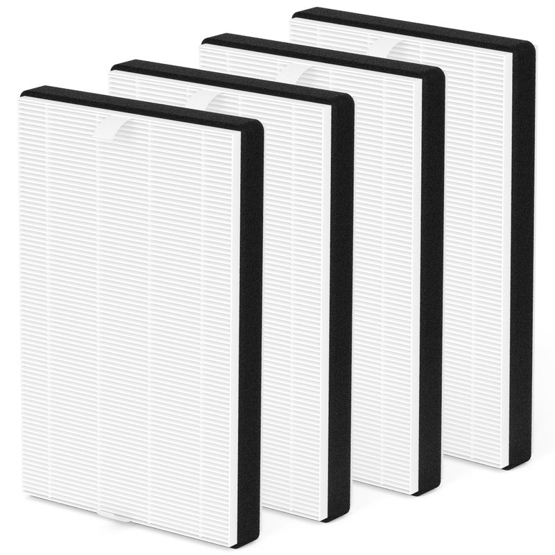 FCFMY 4 Packs F2 A2 True HEPA Replacement Filter Compatible with 3M Filtrete Room Air Cleaner Purifier Models FAPC02A2 FAPC03A2 FAPT03A2 FAPC02WAG2 FAPC03BAG2 FAPT03BAG2 FAPSC02N