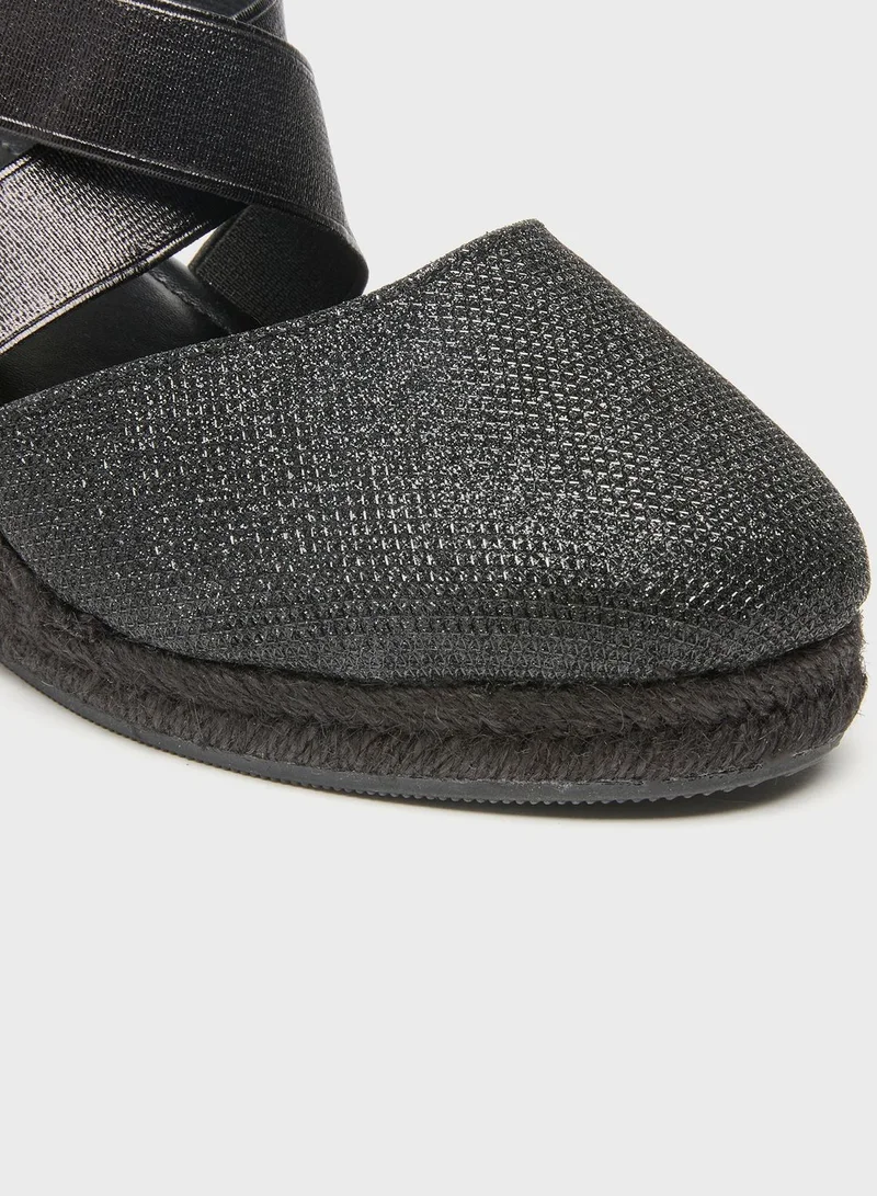 shoexpress Multi Strap Wedge Sandals