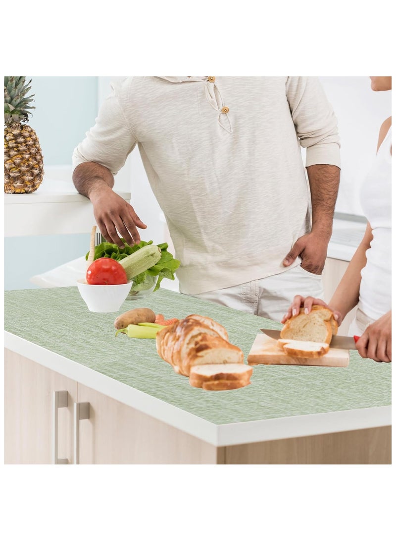 Anna 40cm x 5m Dark Gray Textured Thick PVC Self-Adhesive Wallpaper - Image 5