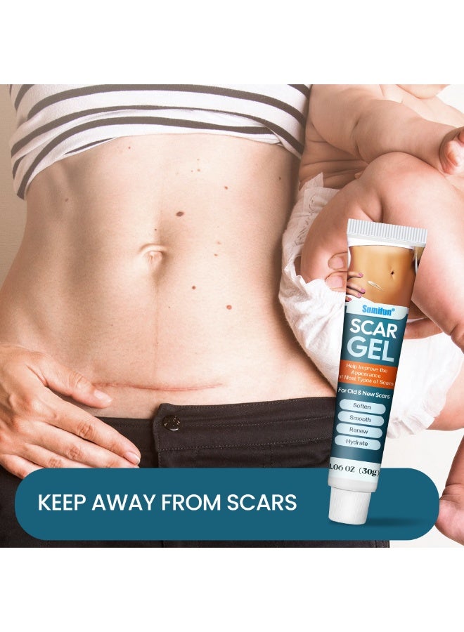 Sumifun Scar Gel, Scar Repair, Medical-Grade Silicone, Old & New Scars, Improve Texture & Color, Reduce Scars, Suitable for Surgical Scars (e.g., C-section), Burns, Acne Scars, Stretch Marks, etc., 30g - Image 5