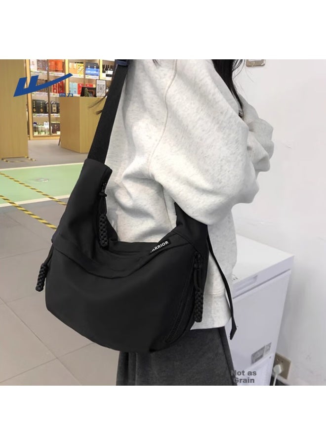 Pull Back حقيبة كروس بودي ووريور للسيدات، حقيبة كتف فردية للربيع/الصيف، حقيبة كروس بودي عادية كبيرة السعة لحقيبة التنقل، حقيبة دومبلينغ، حقيبة توت، حقيبة ظهر - Image 5