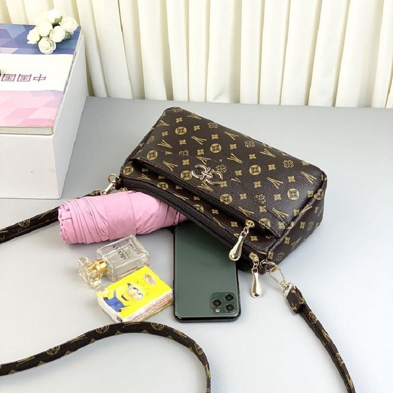 Qianzi Fox New Style Running Rivers And Lakes Stall Supply Business Cash Register Bag Small Bag Middle-Aged Mom Mobile Phone Bag Shopping Bag - Image 3