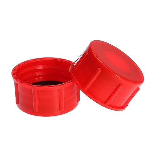 Kicofyee Gas Can Cap Replacement Red Coarse Thread Cap Solid Transportation Gas Can Caps Prevent Fuel Leakage - Image 1