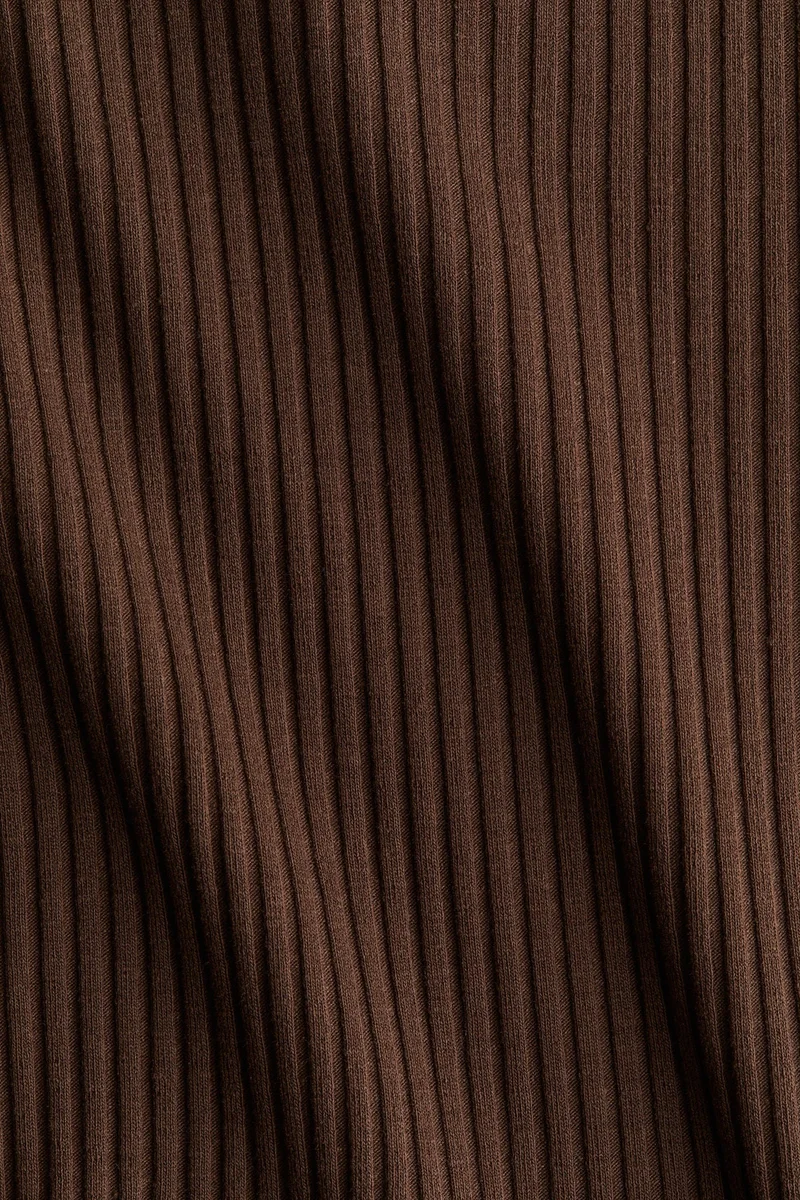 H&M Ribbed collared top