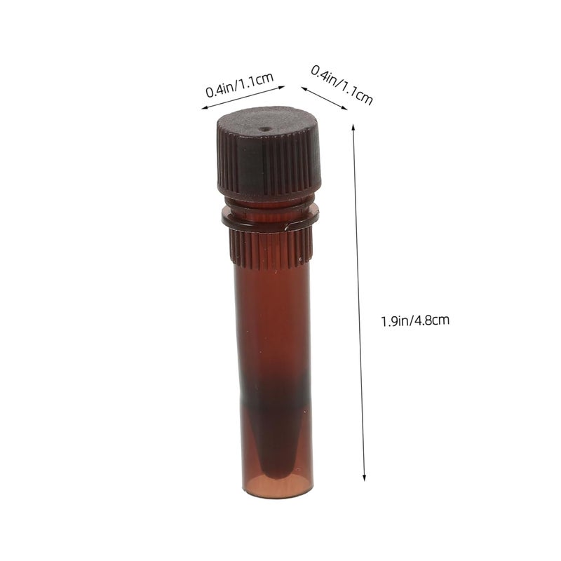 Leakproof Test Tubes 40pcs Plastic Scientific Experiment Vials for Sample Storage - Image 4