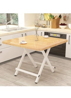 Generic Folding Dining Table Outdoor Dining Table Portable Camping Table Kitchen Table for Indoor Outdoor,Space Saving(60*60CM)  - Image 1