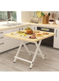 Generic Folding Dining Table Outdoor Dining Table Portable Camping Table Kitchen Table for Indoor Outdoor,Space Saving(60*60CM)  - Image 3