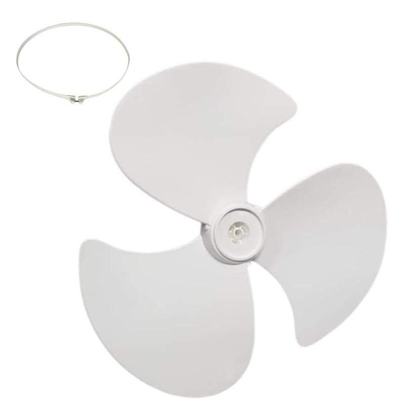 Fan blade Fan Guard Ring Replacing Parts Suitabe for 400mm Sweep Table fan Wall fanPedestal fan its a white colourplastic material - Image 1