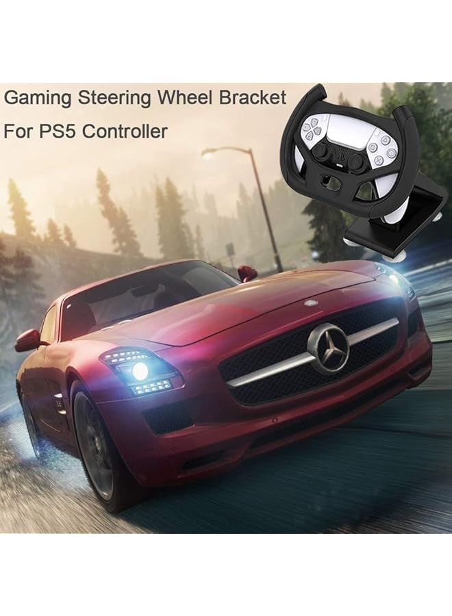 NALACAL Ps5 Gaming Racing Wheel Meagadream Steering Wheel With4 Table Suction Cup For Sony Playstation 5 Dualsense Controller (Controller Not Included)  - Image 3