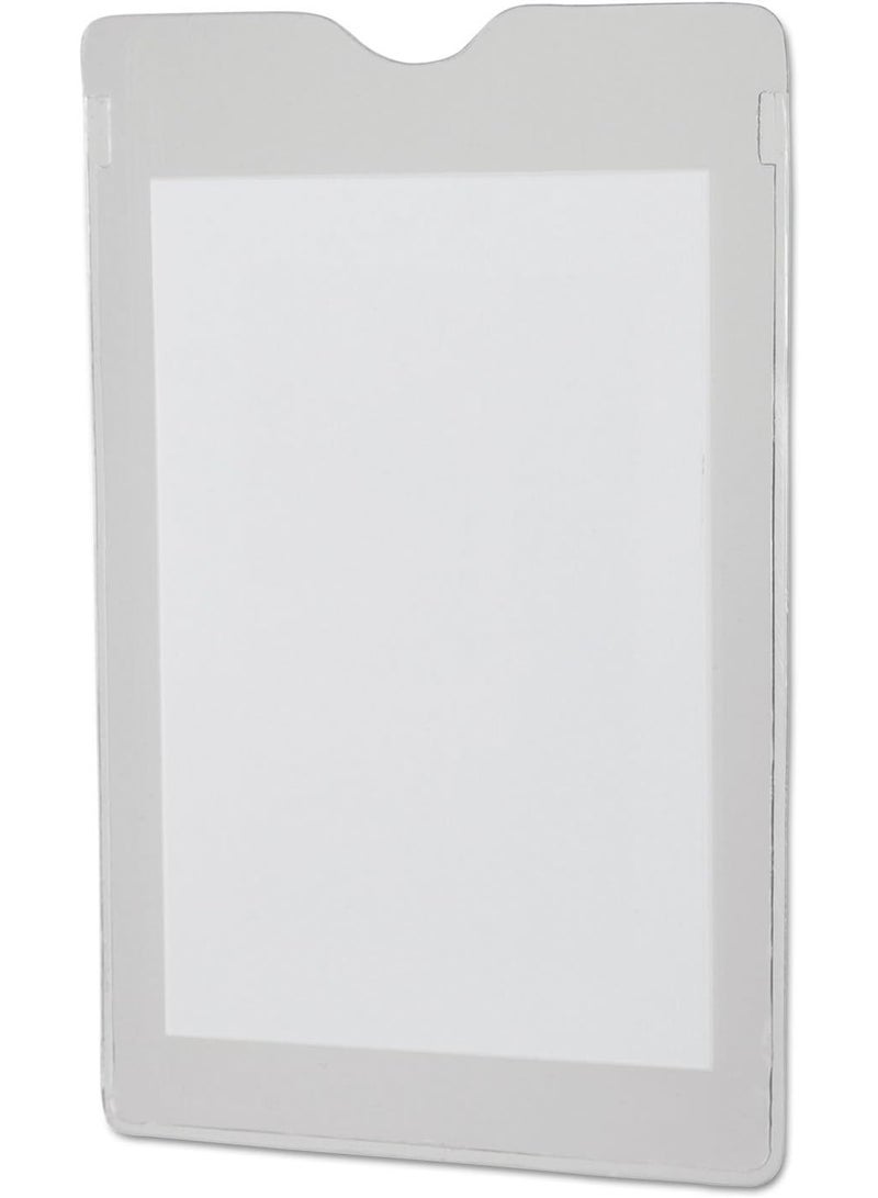 Oxford Oxford 65005 Utili-jacs Clear Vinyl envelopes, top Load, 3 x 5 Insert Size, 50/Box