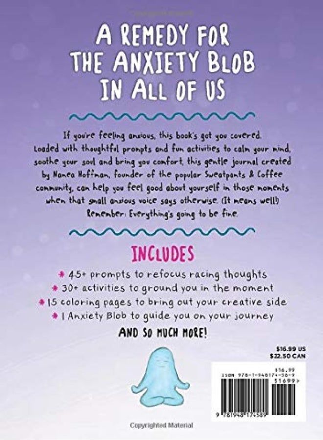 Sweatpants & Coffee: The Anxiety Blob Comfort and Encouragement Journal: Prompts and exercises for letting go of worry and finding inner peace  - Image 2