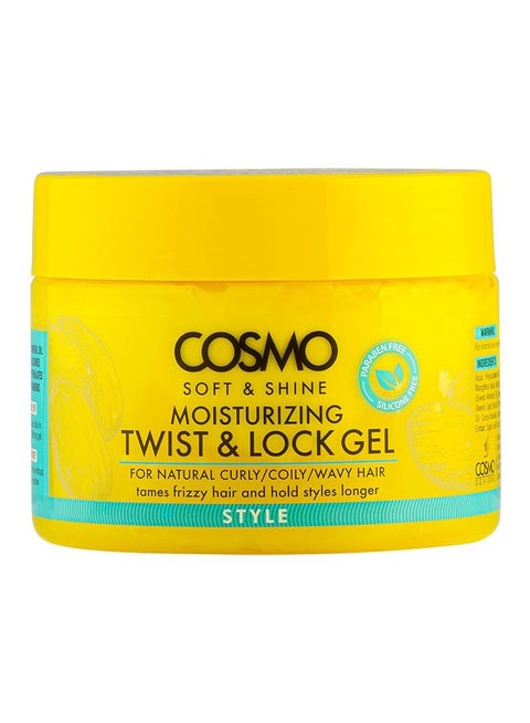 Soft And Shine Moistureizing Twist And Lock Gel For Natural Curly Coily Wavy Hair 325g