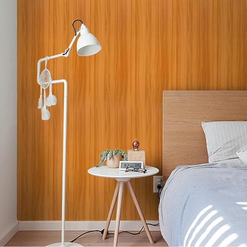SUNBIRD Wall Stickers Wood Wallpaper Waterproof Vinyl for Home Office, Furniture, Door, Wardrobe, Kids Room, Decoration, Self Adheisve (24 X 48 Inch, Teak Wooden) - Image 4