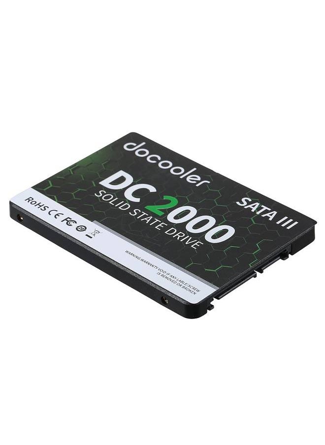 docooler - DC2000 512GB 2.5 inch SSD Internal Solid Stable Drive SATA III Interface Fast Read&Wirte Speed for PC Laptop - Image 1