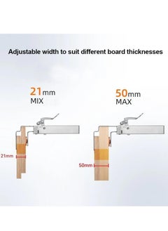 Generic Adjustable Drawer Fixing Clamp, Universal Drawer Panel Front Installation Clamps Fixing Clips, Cabinet Face Frame Installation Clamps for Installing Cabinets&Drawer (2sets)  - Image 3