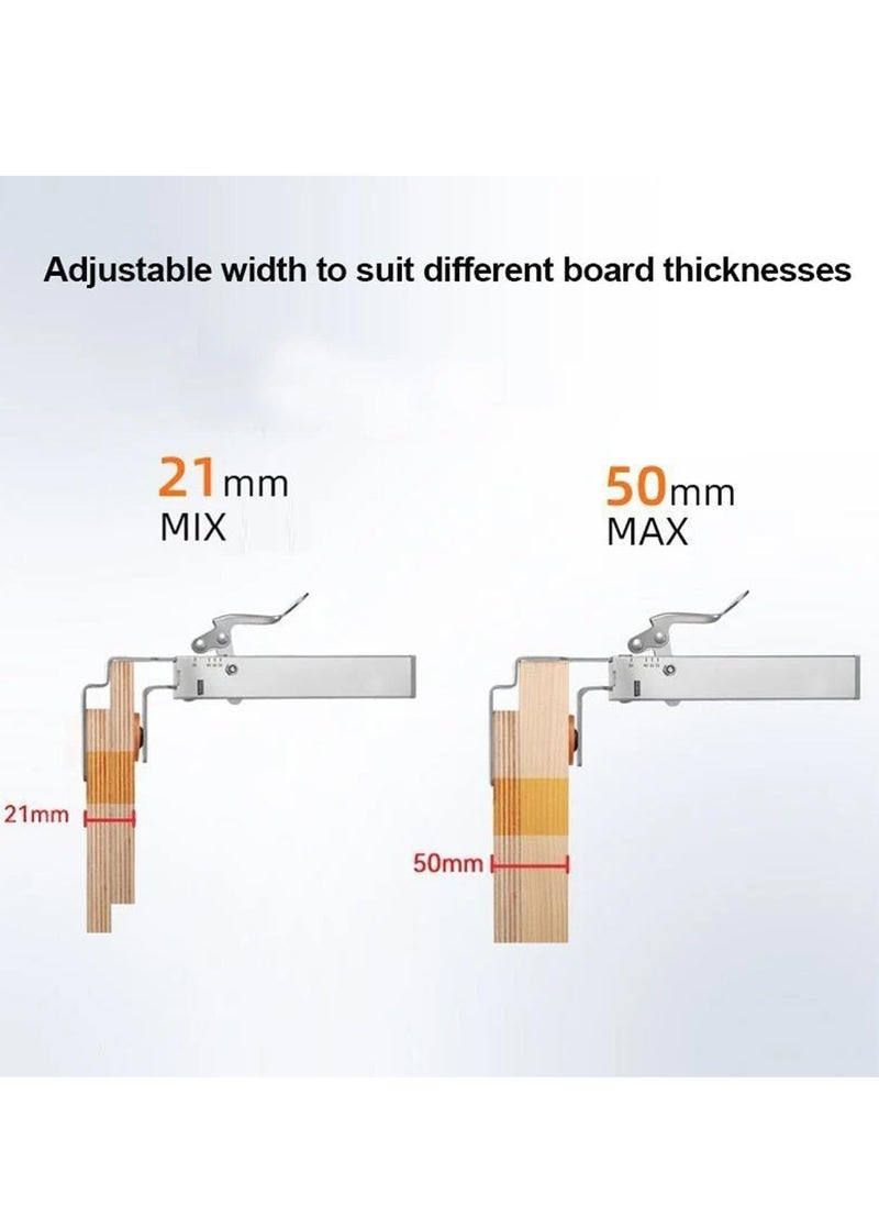 Generic - Adjustable Drawer Fixing Clamp, Universal Drawer Panel Front Installation Clamps Fixing Clips, Cabinet Face Frame Installation Clamps for Installing Cabinets&Drawer (2sets) - Image 1