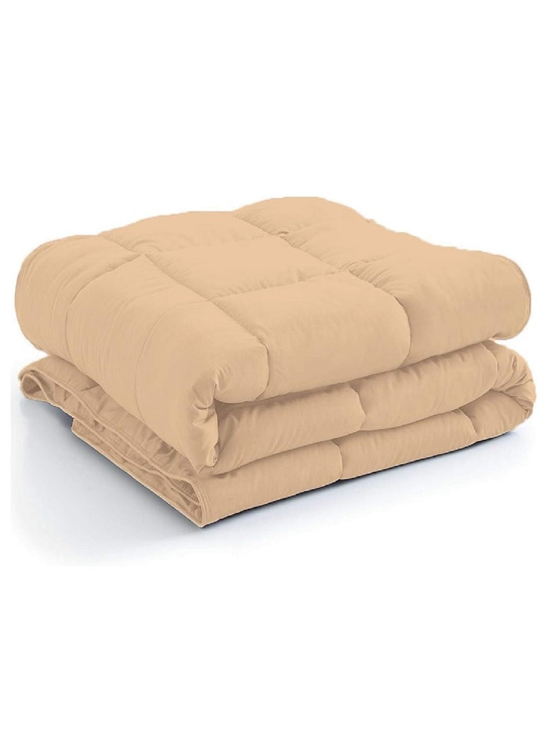 Blueberry Queen Size Quilted Down Duvet Insert Cotton 160 x 220cm  - Image 1