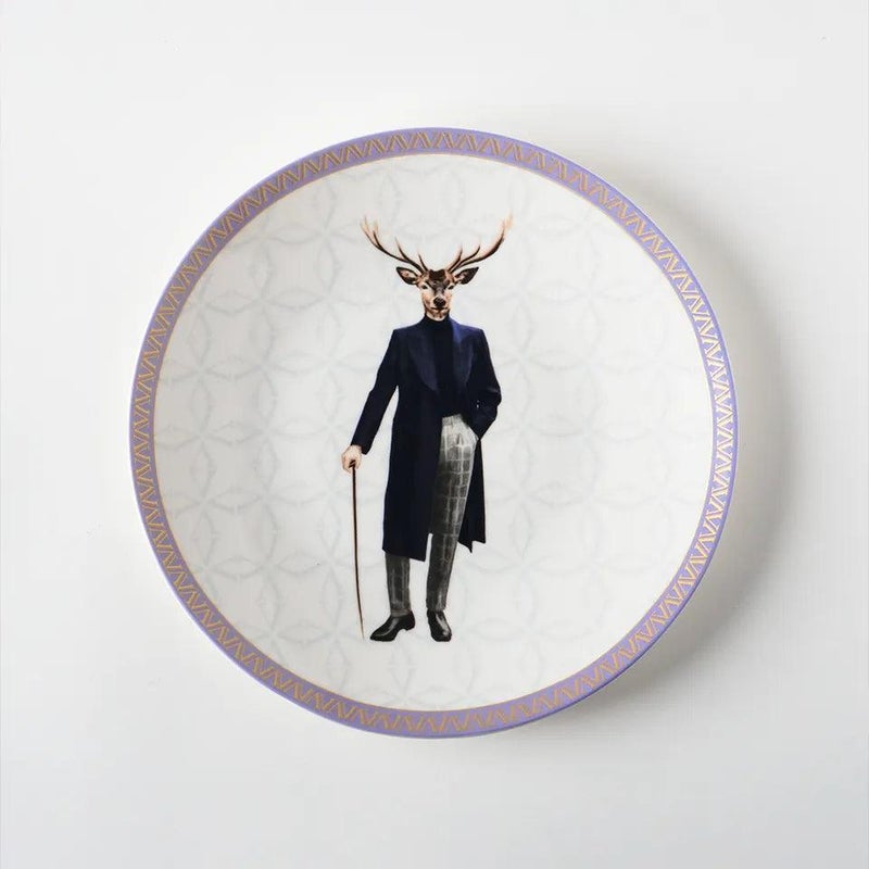 VITELLI DESIGN STUDIO Gentleman 25 cm Porcelain plate - Image 1