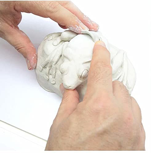 Definite Art Air Dry Clay Mitti for Small Sculptures Idols Murti Making Shilpkar with 8 Double Headed Tools (250 Grams Clay with Sculpting Modelling Tools) (Clay with Tools) - Image 3