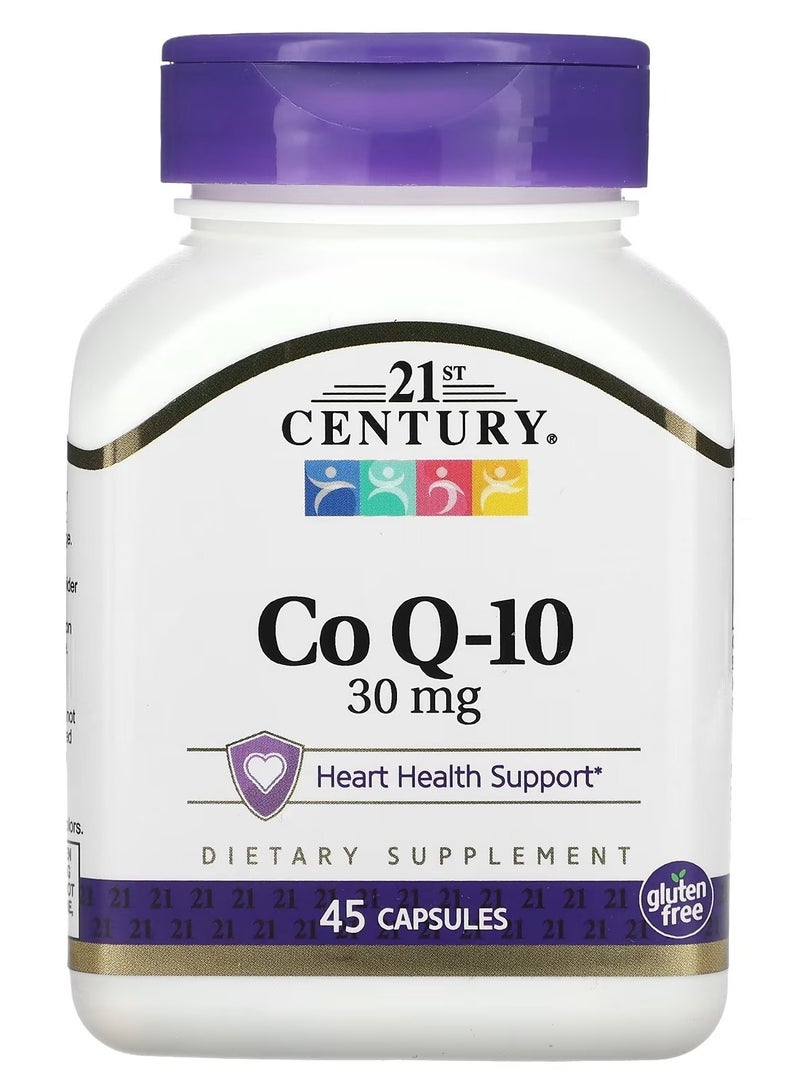 Co Q-10، 30 ملغ، 45 كبسولة