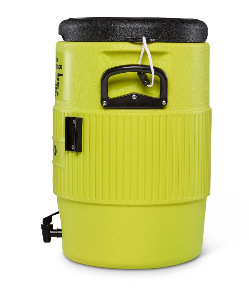 Igloo Hardsided Commerical Acid Green 10-Gallon Seat Top Wash Station - Image 4