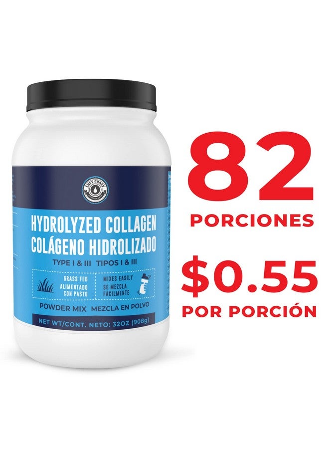 Left Coast Performance 2lb Colageno Hidrolizado En Polvo Para Mujeres y Hombres - Péptidos de Colageno tipo I & III -Alimentado Con Pasto - Sin Sabor - Apoya articulaciones, piel, Cabello, uñas - Mejor Valor Por Tu Dinero - Image 2