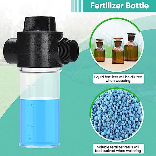 enomol Stainless Steel Deep Root Tree Watering Tool,Root Feeder with Fertilizer Bottle Watering Wand Irrigation System Watering Stake,for Trees Bushes Shrubs Fruit Trees with Brass Valve T-Handle - Image 3