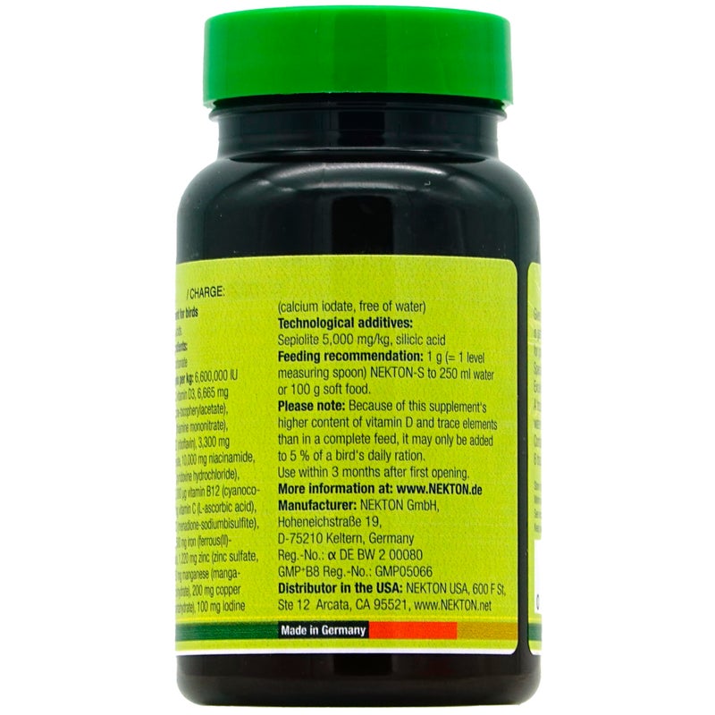 Nekton-S Multi-Vitamin for Birds, 75gm, (2.65 ounce) - Image 3