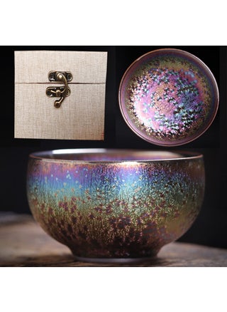HAPPYDOG Colorful JianZhan Tenmoku Tea Cup Bowl Ancient Chinese Crafts Mug Designer Collection Ceremony Ancient Style HandWork Made AA - pzsku/Z85FD2E555582FD3F4617Z/45/1749492736/548b6e29-6408-4dbf-bba0-b274a83c4aab