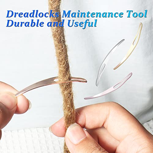 AGBOLO 6PCS Dreadlock Crochet Hooks for Hair, Durable 0.75mm Dreadlock Crochet Needle with Interlocking Tool for Locs, Excellent for Maintaining Real Dread Loc - Image 5