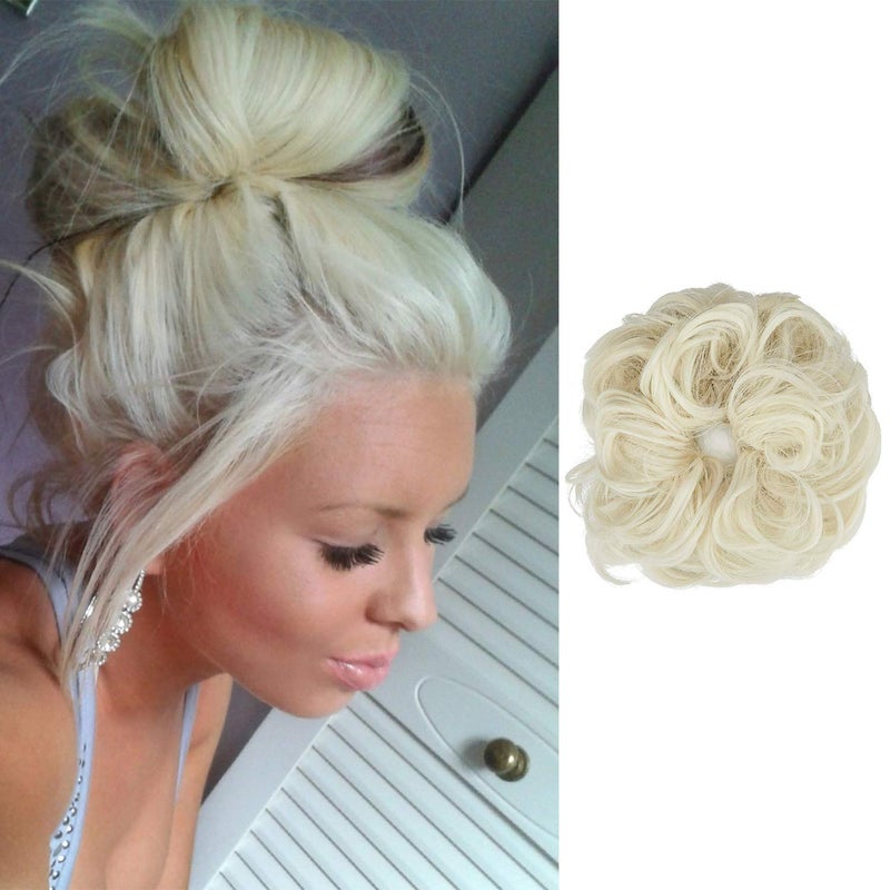 FUT Scrunchy Scrunchie Updo Hairpiece Messy Hair Bun Extensions Chignons Hair Piece