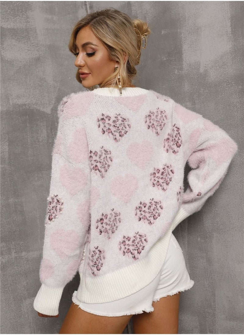 Loquat - Top With A Loose Crew Neck And Long Sleeves Multicolour - Image 1