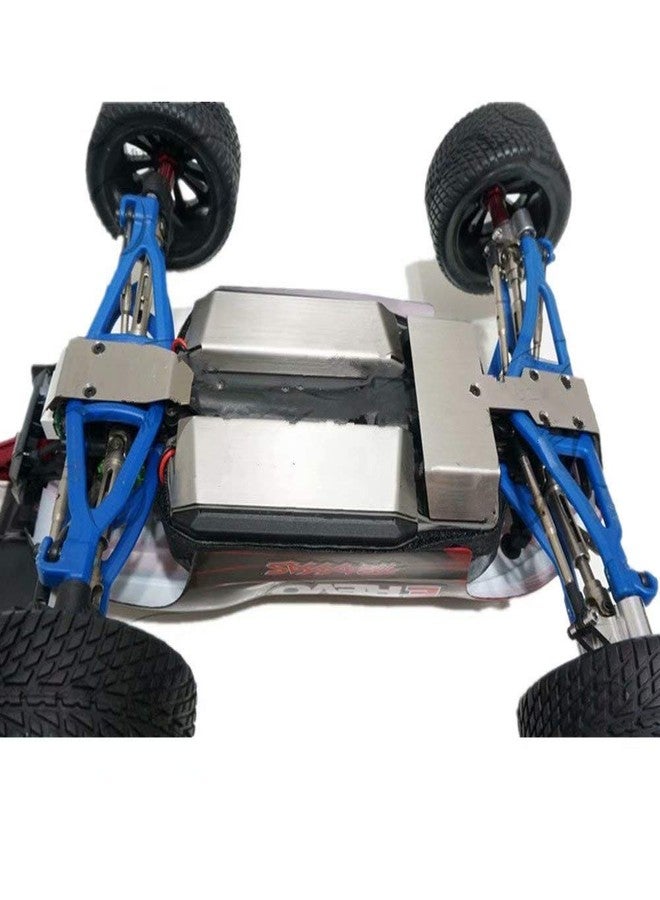 EPTNNASO 4pcs Stainless Steel Skid Plate Protector 4pcs for 1/16 Mini E Revo Summit Slash VXL - Image 4