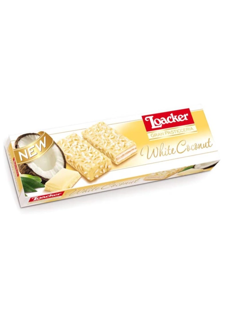 Loacker Biscuits Coconut White Chocolate 100 gm