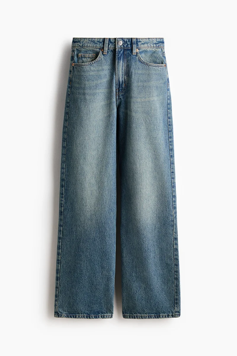 H&M  Wide Ultra High Jeans for Women | Best Price UAE