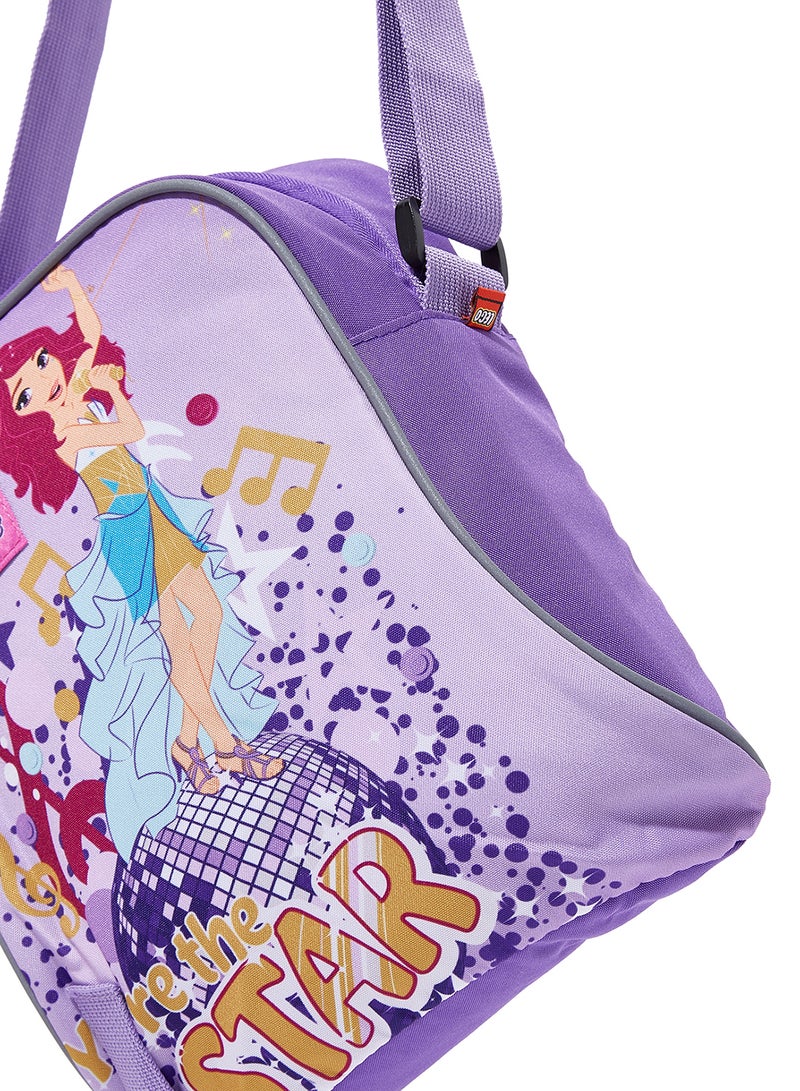 LEGO Graphic Printed Messenger Bag Purple - Image 3