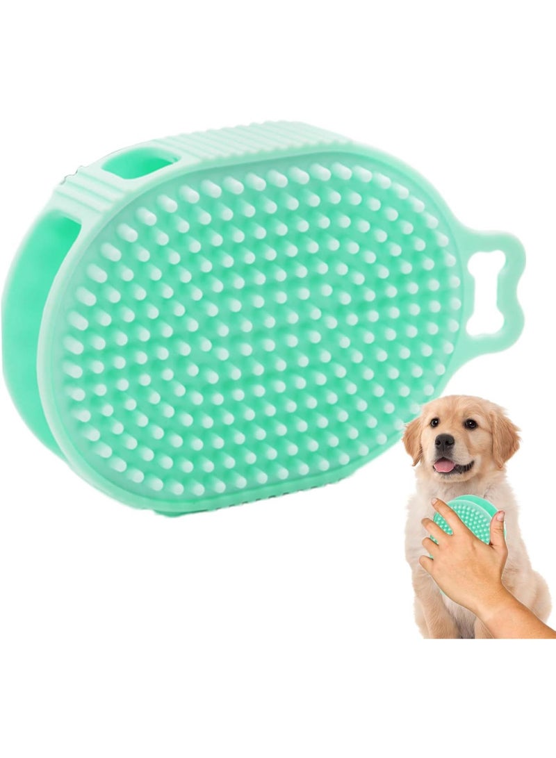 GGOOT Dog Bath Scrubber - Double Sided Silicone Grooming Brush, Soft | Pet Massager for Short Hair and Short Hair, Comfortable Products from  - Image 1