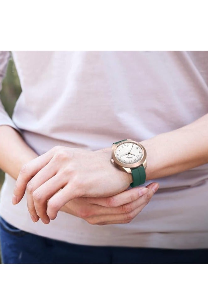 JAJEEK Magnetic Watch Band – Soft Silicone Sport Strap with Quick Release for 16mm, 18mm, 19mm, 20mm, 22mm Watch Lugs | Magnetic Folding Clasp | Sweat-Resistant & Skin-Friendly Band for Men & Women | Replacement Strap for Smartwatch & Traditional Watches - Image 3