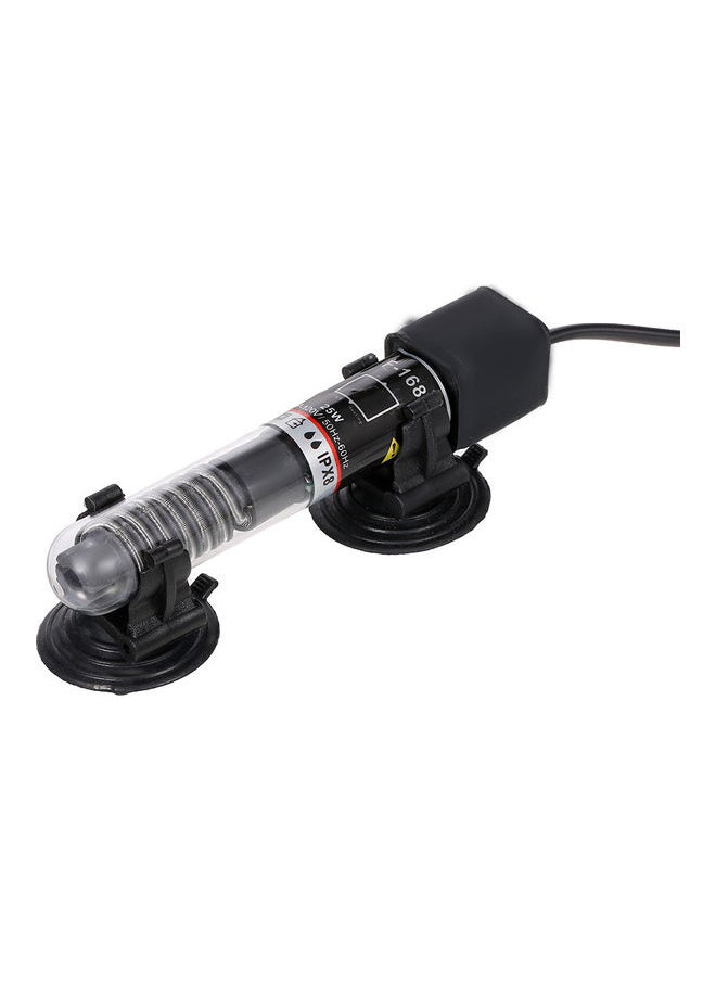 NIBEMINENT - Mini Aquarium Heater Black 15.00 x 5.50 8.50cm - Image 1